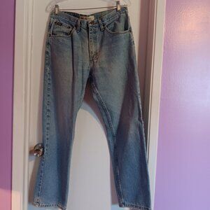 MEN'S LEE FADED DISTRESSED JEANS 33 X 30